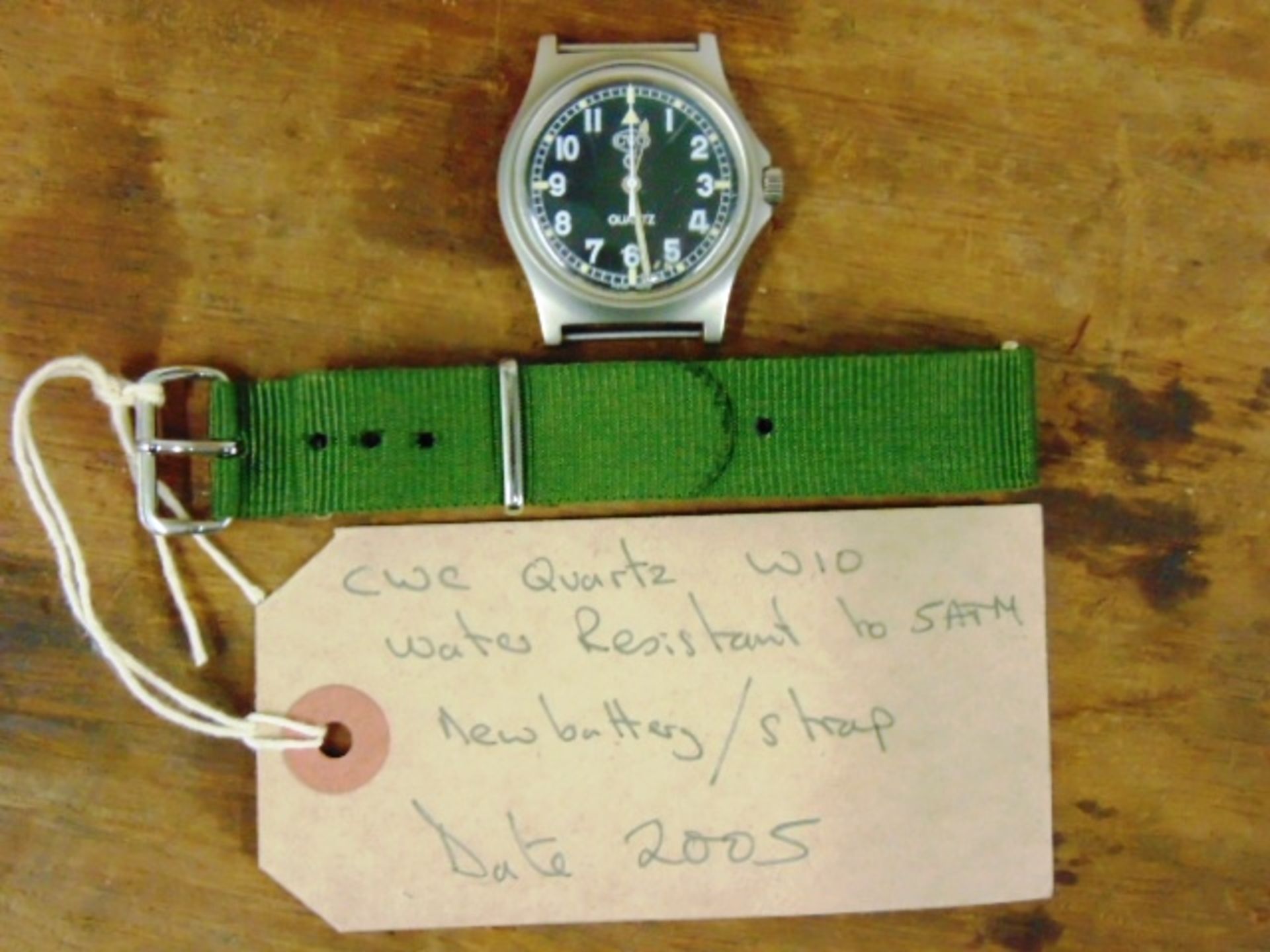 Very Rare Genuine British Army, Waterproof CWC quartz wrist watch - Image 3 of 5