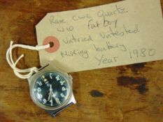 1 Genuine British Army CWC (Fat Boy/Fat Case) quartz wrist watch