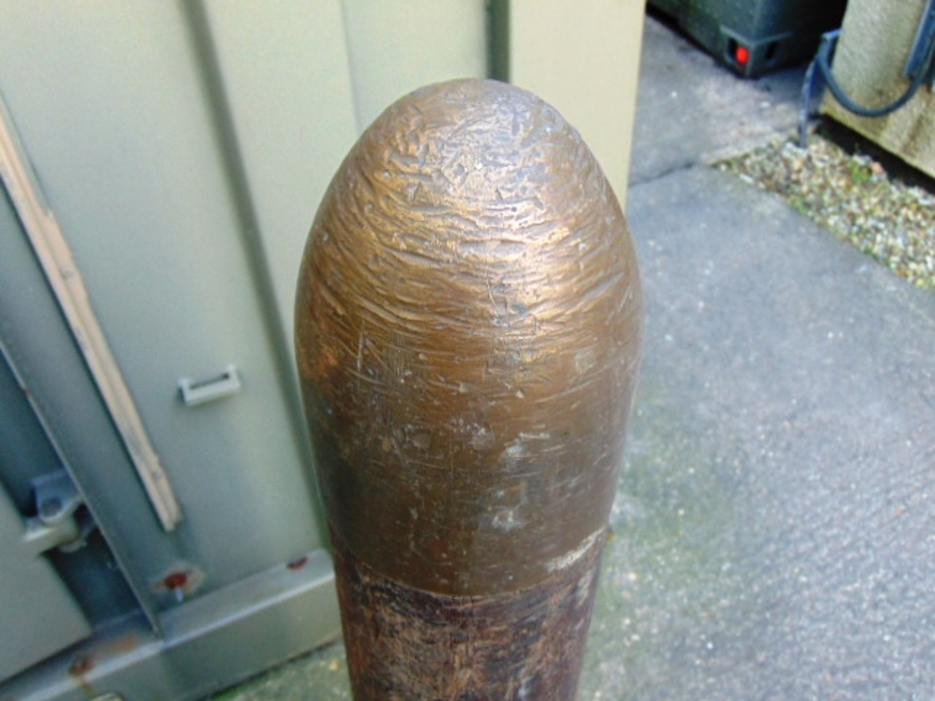 Extremely Rare Wombat Anti-Tank Shell (Drill Round) - Image 2 of 4