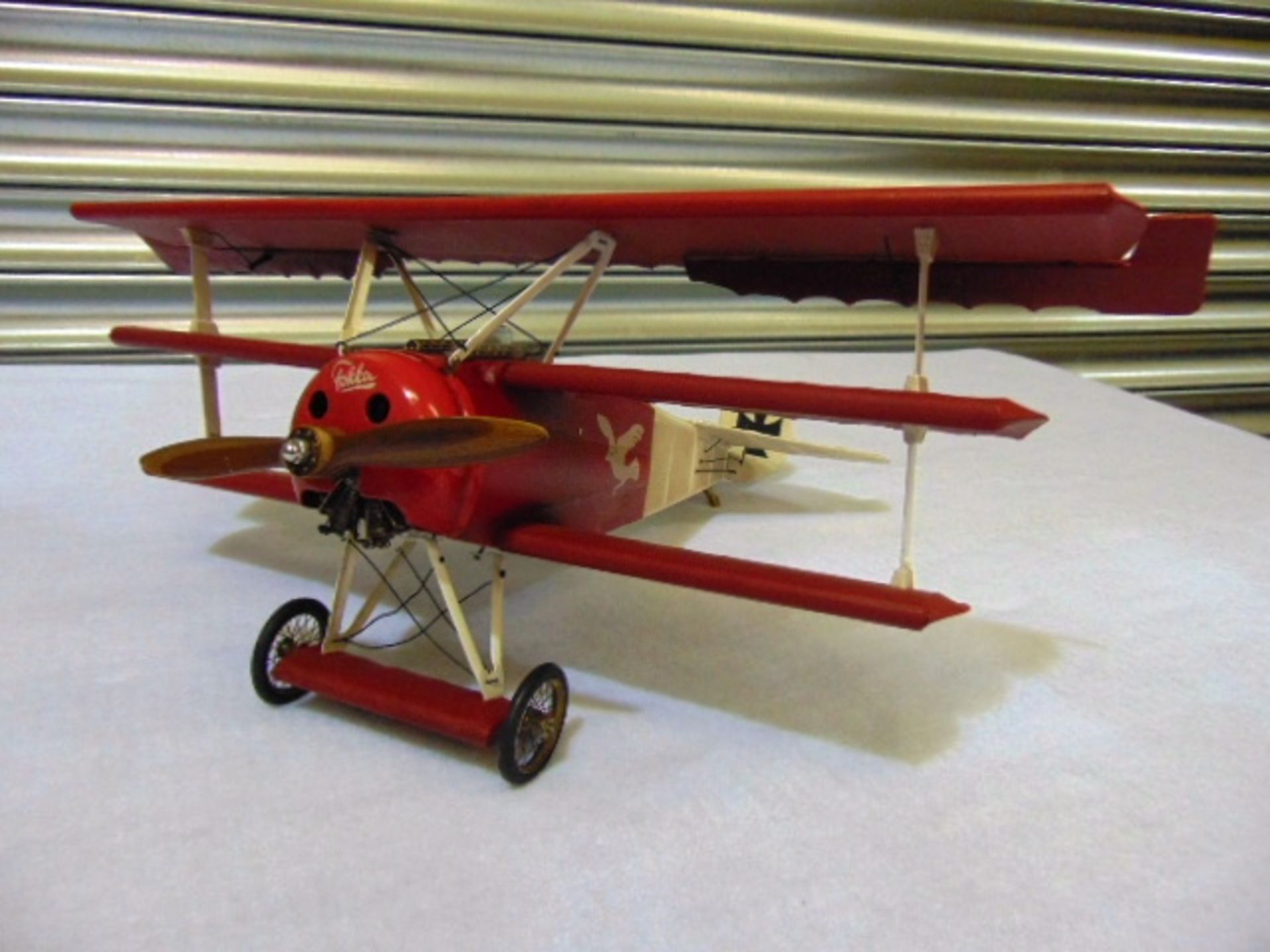 Legendary Red Baron's Fokker Triplane Detailed Model