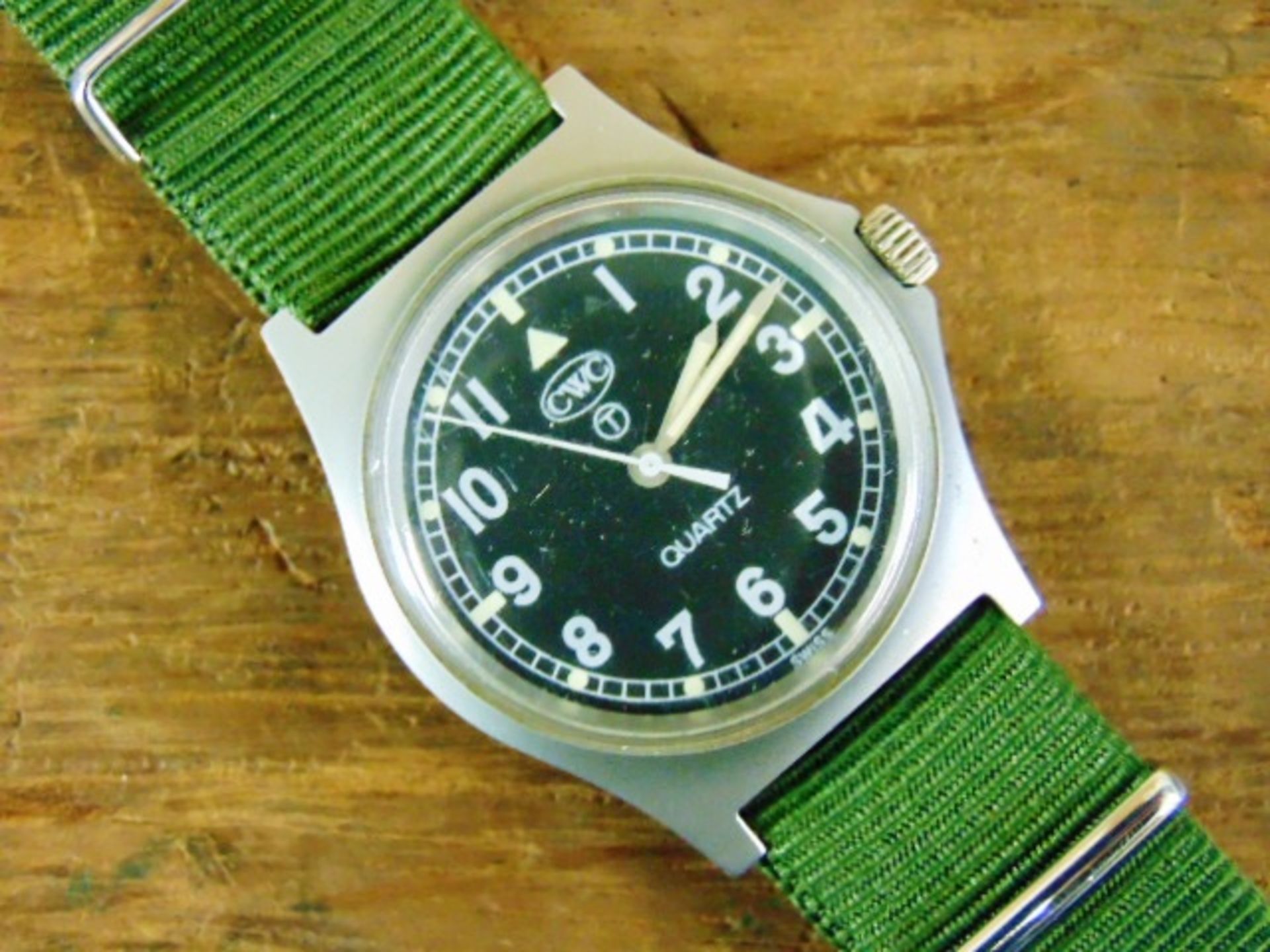 Royal Marines, Navy issue 0555, CWC quartz wrist watch - Image 2 of 5