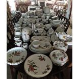 An extensive selection of Royal Worcester Evesham pattern (249 pieces) part dinner / tea ser