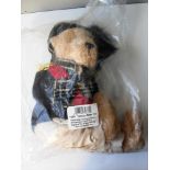 A light-brown mohair Steiff Jona Teddy Bear, 35cm, 2009 in original box with certificates and a