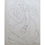 Henri Matisse, PORTRAIT, collotype print 206/920, printed by Fabiani, 1943, recently framed and