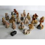 A collection twenty-one Wade Nursery Favourites and whimsie figurines
