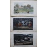 Three hand-coloured engravings entitled 'STAND AND DELIVER' and 'LIGHT COME, LIGHT GO' 'A NICK, OR