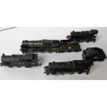 Four Graham Farish N gauge locomotives and a selection of N gauge rolling stock