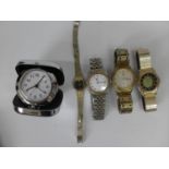 A gents Citizen Eco Drive WR50 wristwatch in working order, Rotary, Maxim, etc, as found