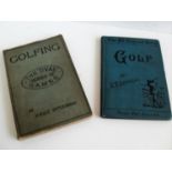 GOLF by Linskill, (W.T.), published by George Bell and Sons, London (1895) and GOLFING Horace