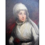 After Sir Thomas Lawrence, MRS. PALMER OF HOLME PARK, SONNING, oil on canvas, unsigned, framed, 29 x