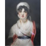 Ellen Jowett (1874-?) after Sir Thomas Lawrence (1769-1830), MRS SIDDONS, mezzotint, 45 x 37cm,