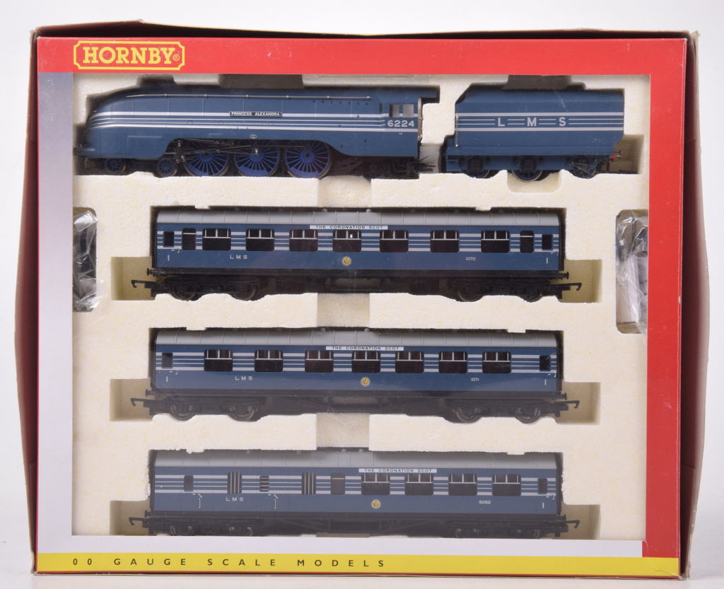 A boxed Hornby (China) '00' gauge Coronation train pack R2788 Containing 4-6-2 Coronation Class