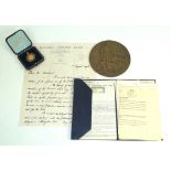 A World War I casualty death plaque awarded to 3182 Private John William Warhurst of the Royal