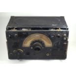 A British Military radio set, mid 20th Century Reference 10A/13788, with painted metal case.