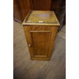 An early 20th Century pot cupboard stamped Heal & Son London.