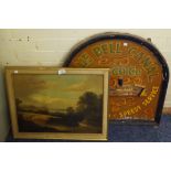 A late 19th/early 20th Century oil on canvas signed R Perell, depicting a landscape scene,
