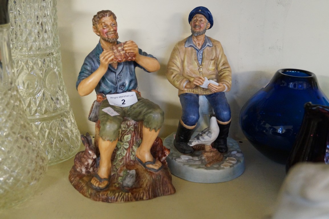 Two Royal Doulton figurines to include HN2283 Dream Weaver, HN2455 The Sea Fairer.