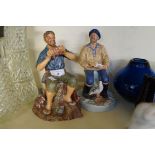 Two Royal Doulton figurines to include HN2283 Dream Weaver, HN2455 The Sea Fairer.