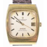 Omega: A gold plated automatic Constellation chronometer wristwatch,