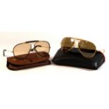 Two pairs of vintage Ray-Ban Bausch & Lomb sunglasses To include a pair of Tortuga general