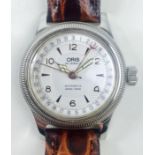 Oris: A Pointer Date automatic wristwatch Signed automatic calibre 654,