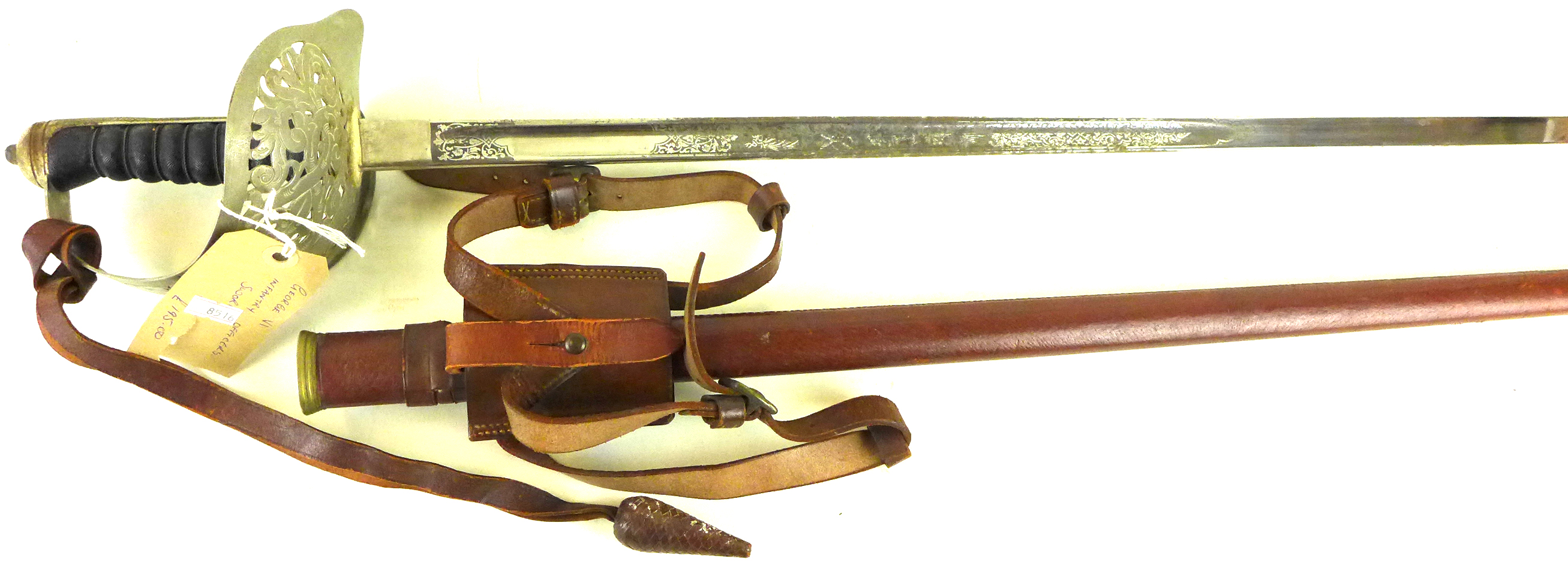 A George VI infantry officers sword,
