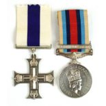 A Queen Elizabeth II 2007 Royal Marine commando gallantry Afghanistan military cross pair Awarded