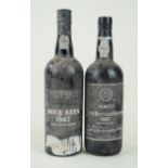 2 bottles mixed Lot Rare (Anniversary Year) Ports comprising 1 bottle Churchill 'Agua Alta' Vintage