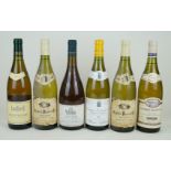 6 bottles Very Fine White Burgundy Comprising 1 bottle Chassagne Montrachet 1er Cru 'Abbaye de