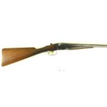 * B.S.A. 12 bore side by side box lock non ejector shotgun serial no.