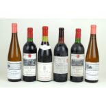 6 bottles mixed Lot mature fine wines from 1970's and 80's Comprising 1 bottle Nuits St Georges