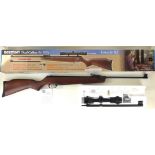 * A brand new boxed Beeman dual calibre .177 .22 calibre air rifle With two 46cm barrels, serial no.