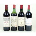 4 bottles mixed Lot Mature Claret to include “Classed Growths” comprising 1 bottle Chateau Lynch