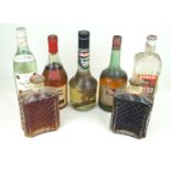 7 bottles mixed Lot Spirits and Liqueurs ranging from 1930's - 1980's Comprising 1 bottle