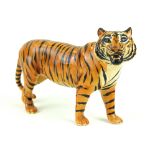 A Beswick model of a standing tiger Model number 2096, height 19cm,