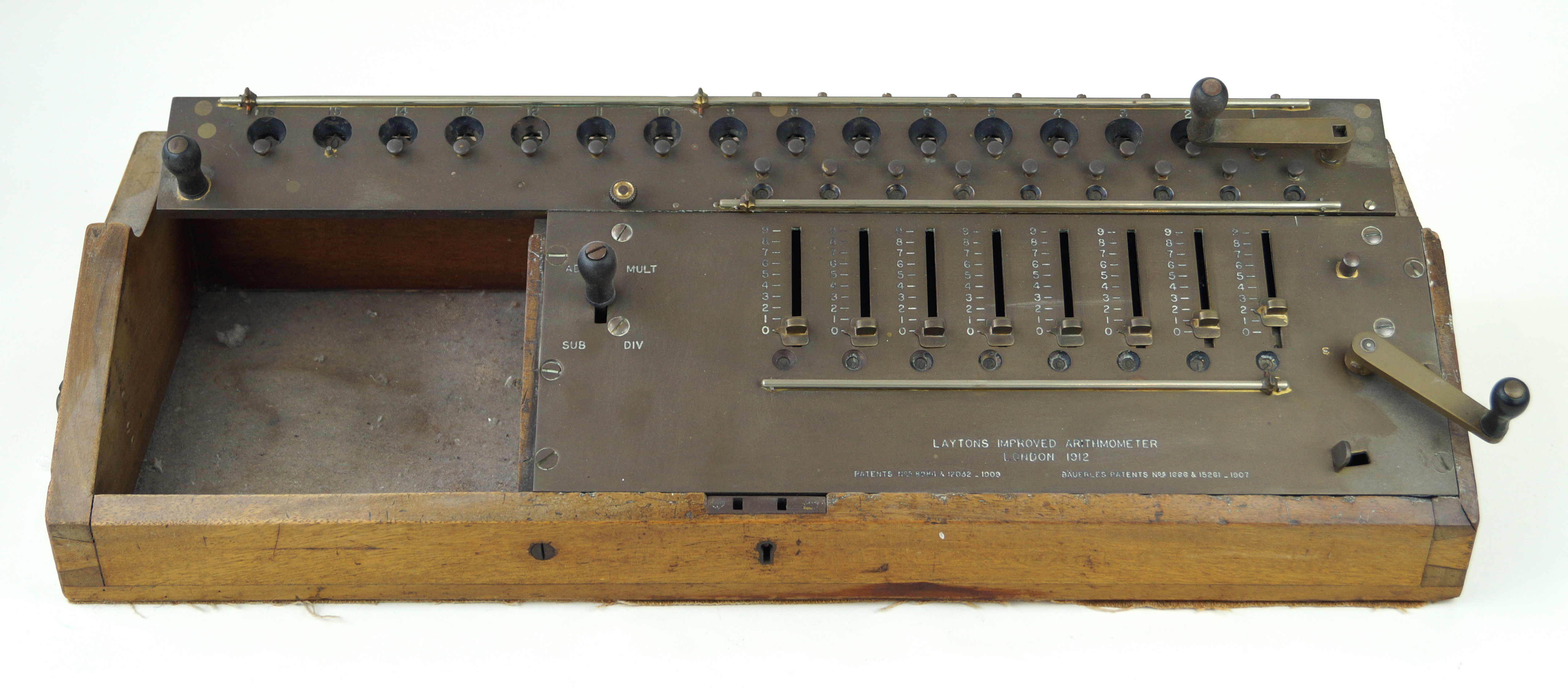 A Layton's improved Arithmometer c.