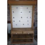 A pine shop display unit,