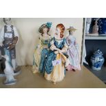 Three limited edition Royal Doulton figurines HN3009 'Francis Duncombe',