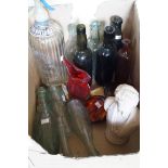 A mixed lot of assorted items to include Murano glass vase, vintage soda siphon etc.