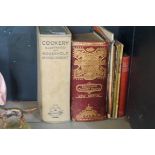 A small collection of cookery books to include Mrs Beeton's, French examples etc.