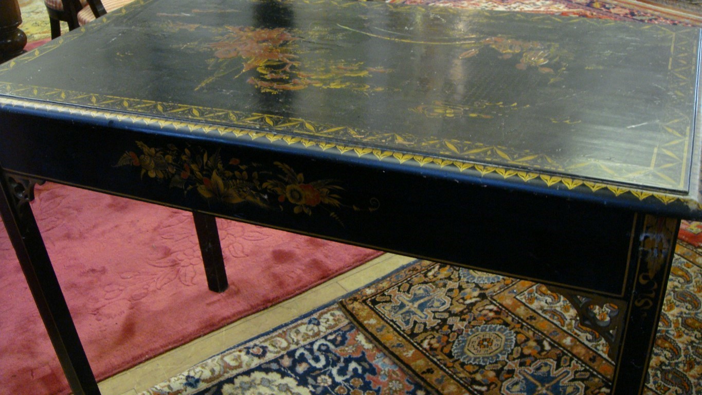 A highly decorative George II style lacquered side table, - Image 13 of 14