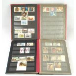 Seven albums/stock books Containing a good run of Mint GB Commemorative stamps including some high