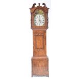 An early 19th Century eight day mahogany longcase clock, W Halliwell,