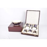 A boxed Caverswall six piece coffee set,