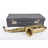 A late 20th Century student model saxophone by A. Rampone and B.