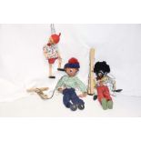 Two boxed Pelham Puppets In brown card boxes comprising Type SS Golly Wog,