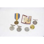 A cased miniature Military Cross,