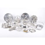 A collection of silverplated ware,