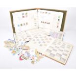 A collection of stamp albums To include Commemorative and British Commonwealth, Malta,