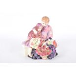 A Royal Doulton group Flower Seller's Children HN1342.